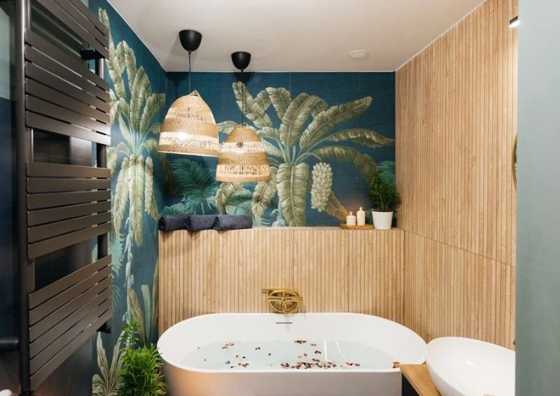 W nowej łazience udało się zmieścić wannę