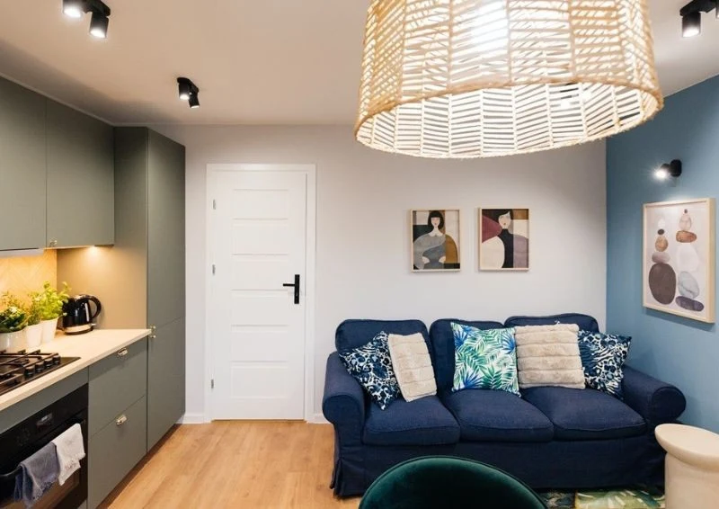 W kuchni znalazło się też miejsce do wypoczynku