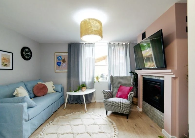 Salon to teraz przytulna przestrzeń