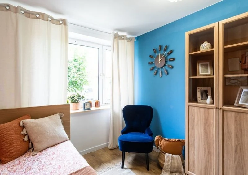 Pomieszczenie jest bardzo przytulne