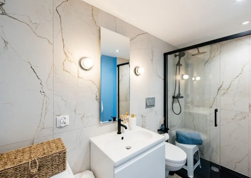 Łazienka jest teraz stylowa i bezpieczna