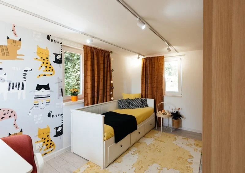 Pokój chłopca stał się bardzo jasny