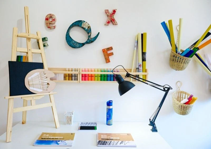 W pokoju chłopca pojawiła się wymarzona sztaluga