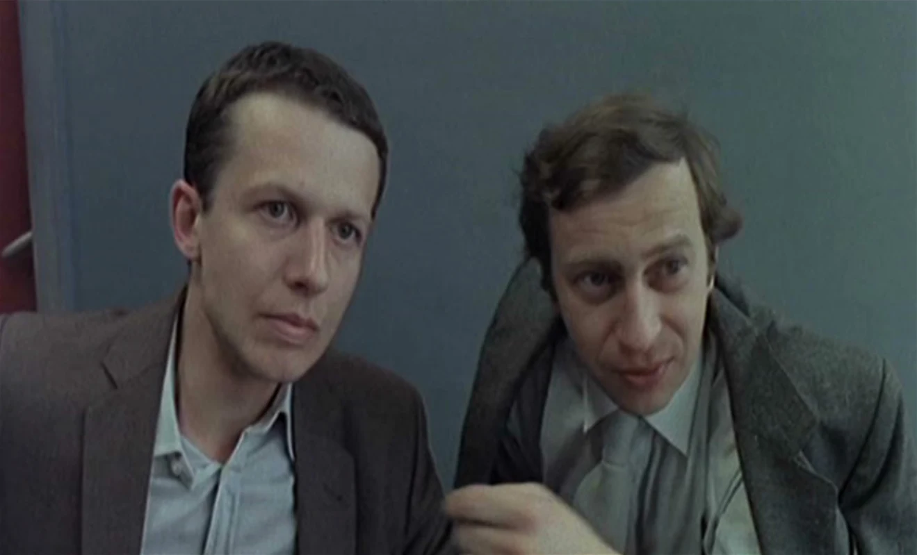 Bogusław Linda i Jerzy Stuhr w filmie "Przypadek" Bogusław Linda i Jerzy Stuhr w filmie "Przypadek"