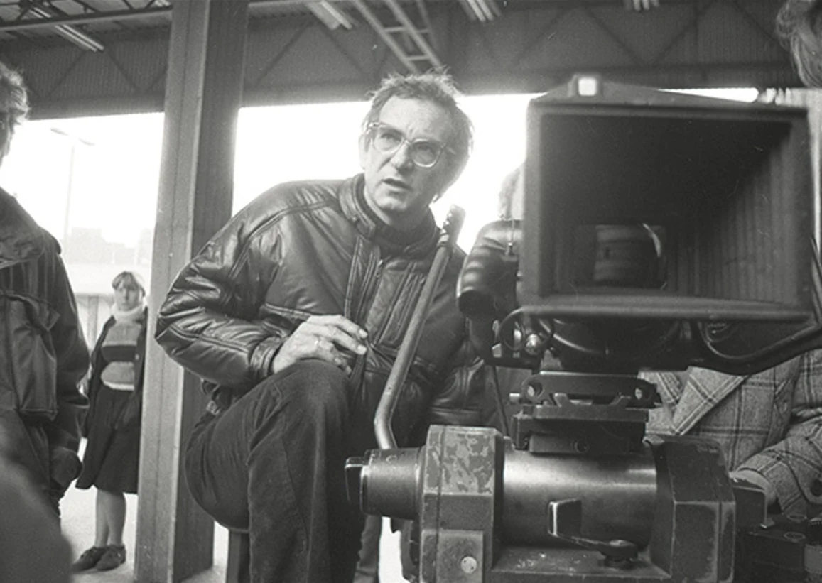 Krzysztof Kieślowski na planie filmu "Przypadek" Krzysztof Kieślowski na planie filmu "Przypadek"