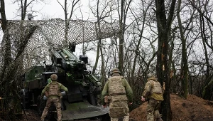 Ukraińscy żołnierze na froncie