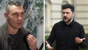 Mer Kijowa Witalij Kliczko i prezydent Ukrainy Wołodymyr Zełenski