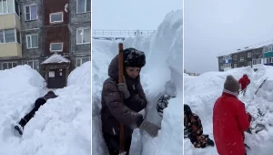 "Zaspy śnieżne sięgają drugiego piętra". Ogłoszono stan nadzwyczajny