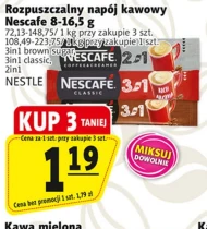 Napój kawowy Nescafe
