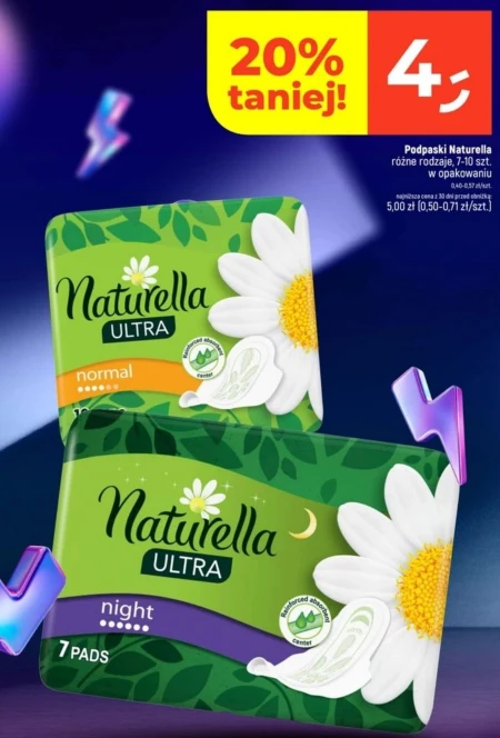 Гігієнічні рушники Naturella