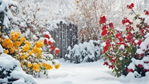 Wbrew pozorom śnieg w ogrodzie może być zagrożeniem dla roślin