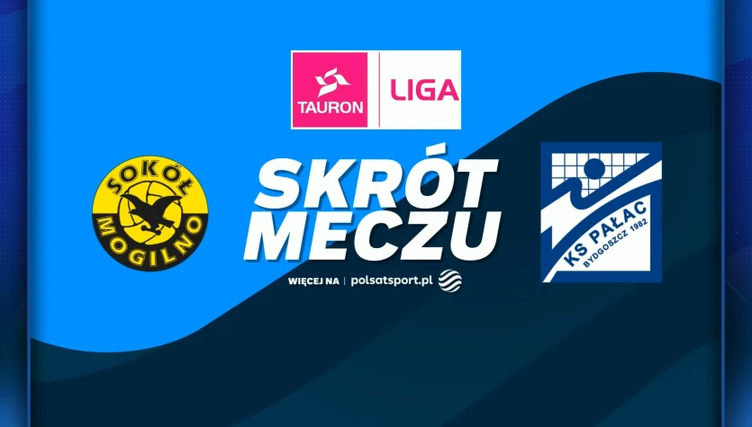 Sokół & Hagric Mogilno - Metalkas Pałac Bydgoszcz. Skrót meczu. WIDEO