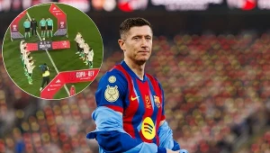 Mecz Barcy opóźniony, sceny w Santander. Lewandowski i spółka się doczekali