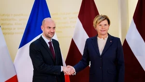 Spotkanie ministrów spraw zagranicznych Łotwy i Francji