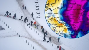 Siarczysty mróz kontratakuje. Zimna strefa zaczyna sięodbudowywać