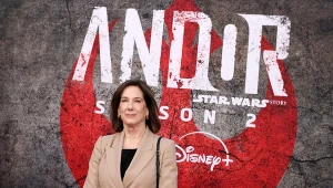 Kathleen Kennedy podczas premiery drugiego sezonu serialu "Andor"
