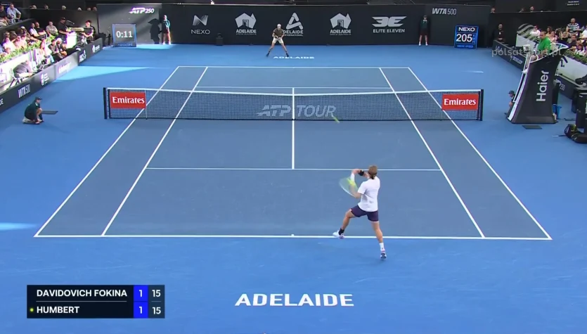 Ugo Humbert - Alejandro Davidovich Fokina. Skrót meczu. WIDEO