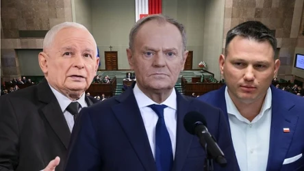 Sondaż. KO prowadzi, na podium PiS i Konfederacja. Rośnie poparcie Lewicy