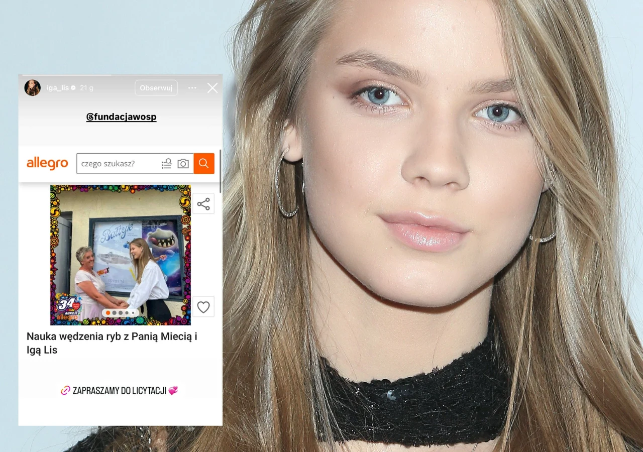 Iga Lis przekazała na WOŚP