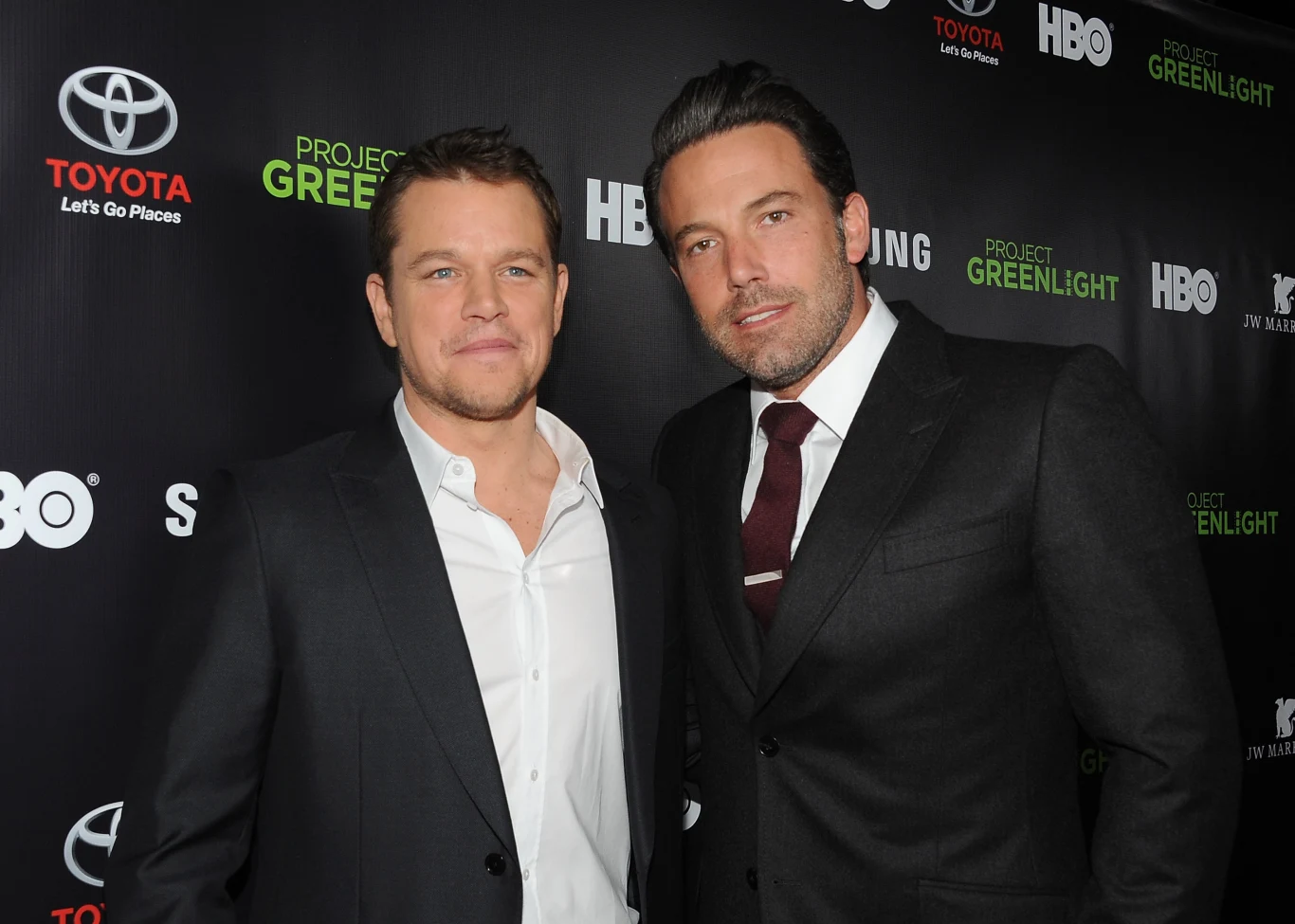 Matt Damon i Ben Affleck w 2014 roku