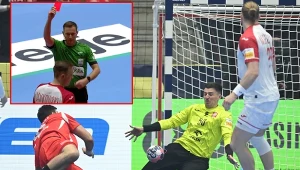 Popis bramkarza z Węgier. A na końcu radość trzech graczy mistrza Polski