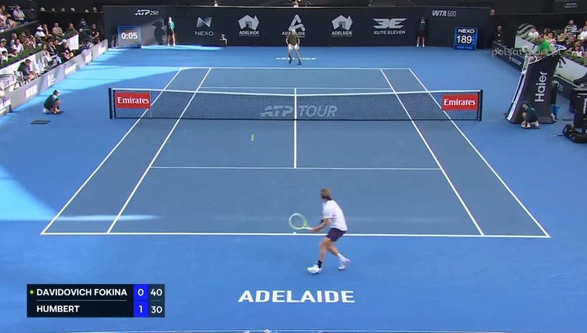 Ugo Humbert - Alejandro Davidovich Fokina. Skrót meczu. WIDEO