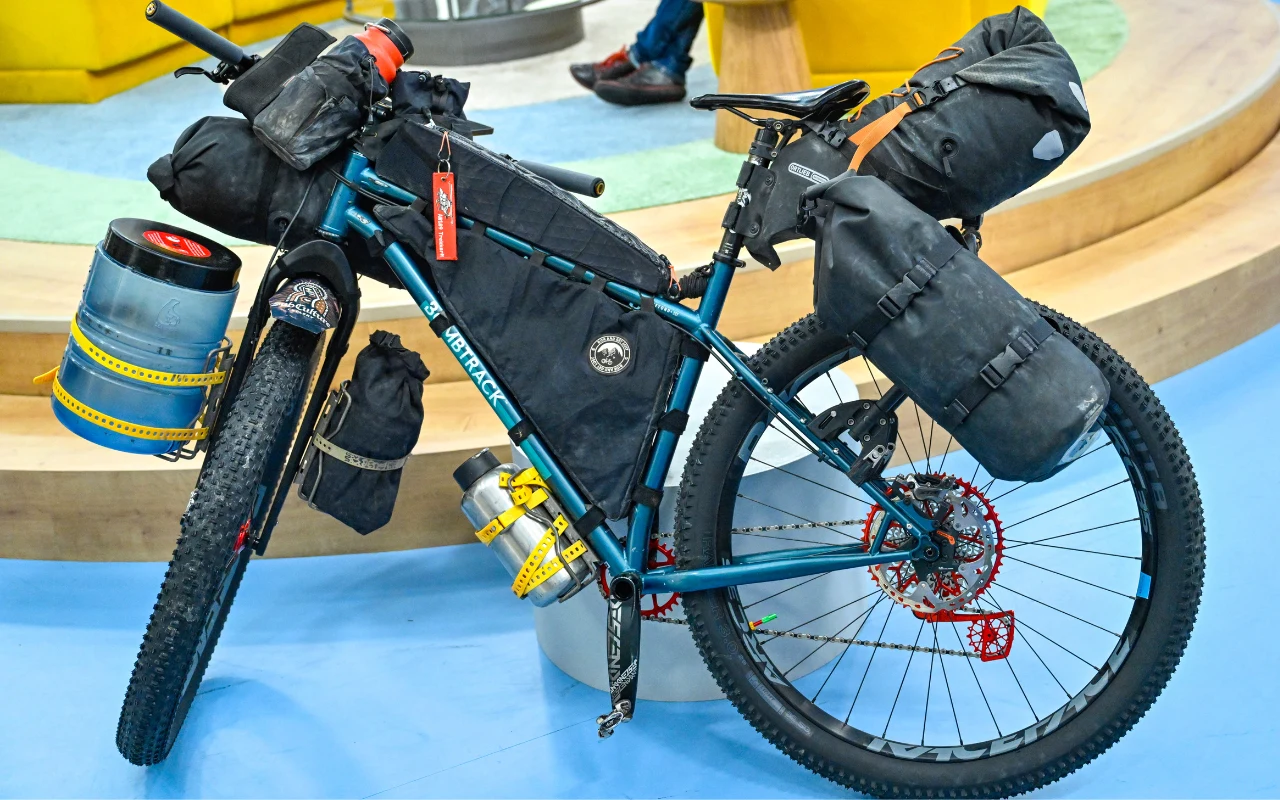 Rower, na którym Tomasz odbył niemal sześciomiesięczną podróż.