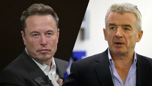 Elon Musk i prezes Ryanaira spierają się o koszt Wi-Fi Starlink w samolotach