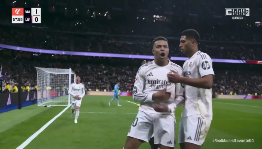 Real – Levante 2-0: Zobacz gole (Eleven Sports)