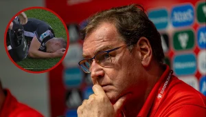 Dramatyczne obrazki, kadrowicz Urbana padł na murawę. Aż krzyczał z bólu