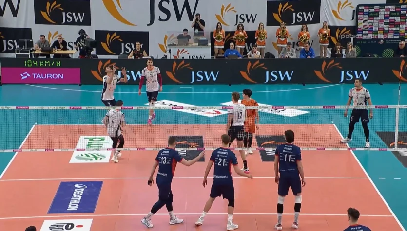 TOP 10 akcji JSW Jastrzębski Węgiel w meczu JSW Jastrzębski Węgiel - ZAKSA Kędzierzyn-Koźle