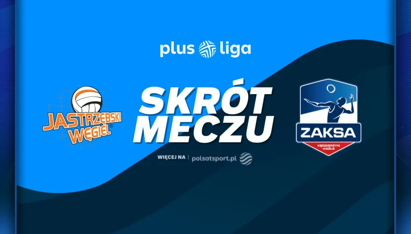 JSW Jastrzębski Węgiel - ZAKSA Kędzierzyn-Koźle. Skrót meczu