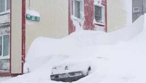 Atak zimy na Kamczatce jest potężny. Śnieg zalega w wielkich zaspach