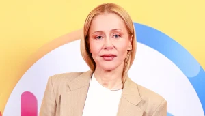 Katarzyna Warnke w studiu "halo tu polsat"