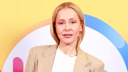 Katarzyna Warnke w studiu "halo tu polsat"