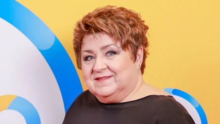 Krystyna Abramczyk-Puzio w studiu "halo tu polsat"