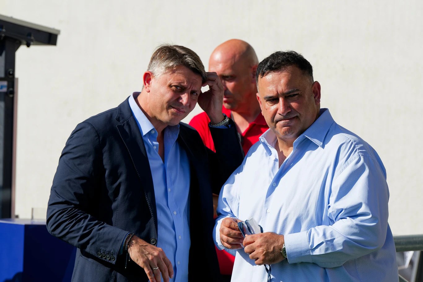 Tan Kesler (z lewej) i Alex Haditaghi