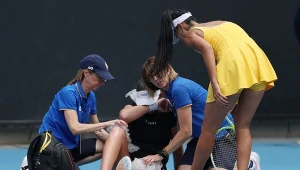 Polki świętowały, a obok rozegrał się dramat. Rywalka ruszyła na pomoc