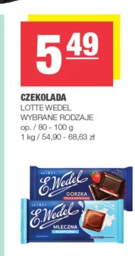 Czekolada E. Wedel