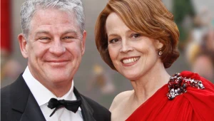 Sigourney Weaver i jej mąż na gali rozdania Oscarów w 2010 roku