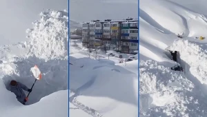 Rosyjskie miasto tonie w śniegu i śmieciach. Sytuacja jest "krytyczna"
