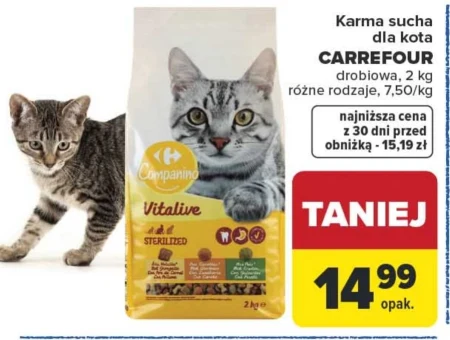 Корм для котів Carrefour