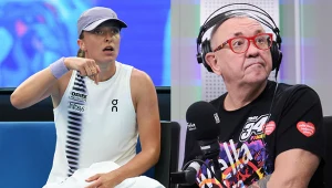 Na zdjęciu Iga Świątek oraz Jerzy Owsiak