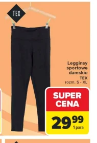 Legginsy sportowe damskie TEX