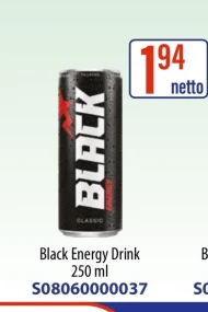 Napój energetyczny Black