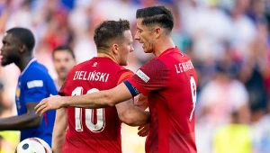 Piotr Zieliński i Robert Lewandowski