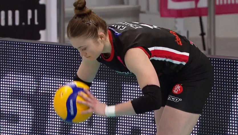 Mariana Brambilla - najlepsze akcje MVP meczu MOYA Radomka Radom - ŁKS Commercecon Łódź