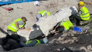Znaleźli gigantyczne skamieniałości. Dinozaur pod parkingiem w Utah