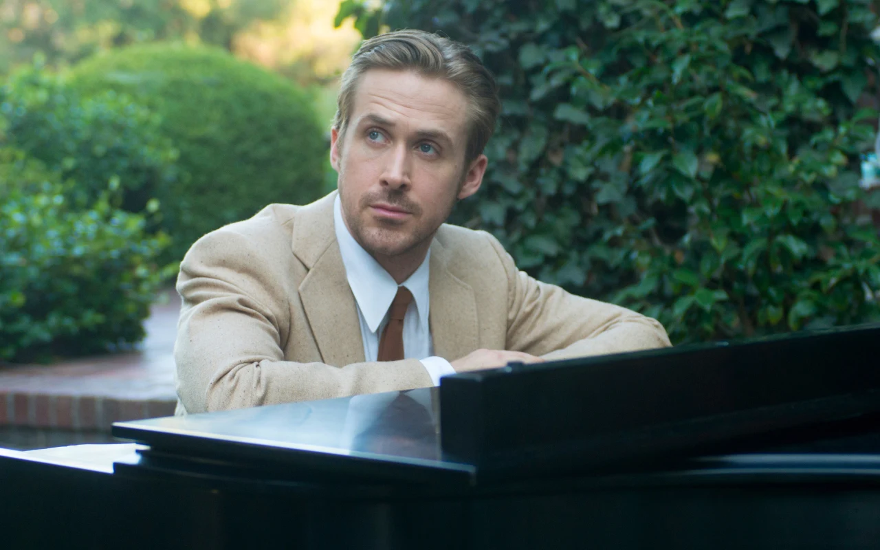 Ryan Gosling na planie "La La Land". To jeden z najważniejszych filmów w jego karierze