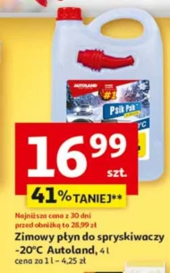 Płyn do spryskiwaczy zimowy Autoland